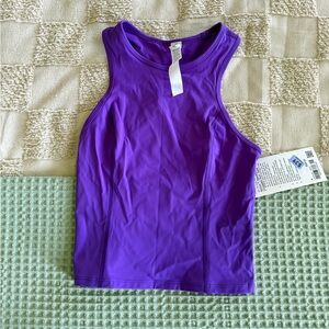 NWT Lululemon Nulux Racerback Cropped Run Tank size 4